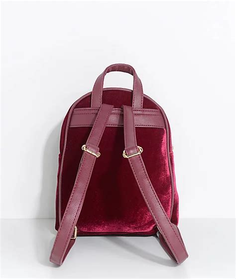 velvet mini backpack